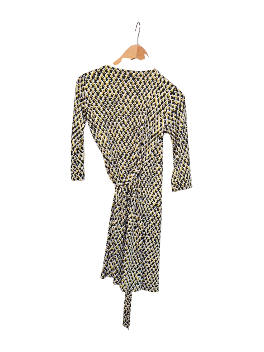 Diane Von Furstenberg New Julian 100% Silk Wrap Dress Size 4 - Picture 7 of 12